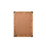 44" Brown Solid Wood Live Edge Framed Accent Mirror - Image 3
