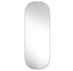 47" Gold Oval Framed Full Length Hanging Mirror - Image 3