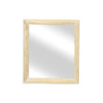 20" Natural Solid Wood Accent Mirror - Image 2