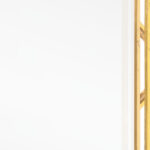 24" Gold Metal Geo Square Accent Mirror - Image 7