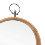 30" Bronze Round Metal Framed Accent Mirror - Image 7