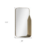28" Bronze Metal Accent Mirror - Image 13