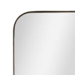 28" Bronze Metal Accent Mirror - Image 5