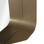28" Bronze Metal Accent Mirror - Image 8