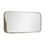 28" Bronze Metal Accent Mirror - Image 3