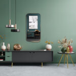 28" Bronze Metal Accent Mirror - Image 12