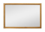 40" Natural Solid Wood Framed Mounted Accent Mirror - Image 3