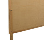 40" Natural Solid Wood Framed Mounted Accent Mirror - Image 5