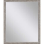 32" Silver Framed Accent Mirror - Image 2