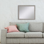 32" Silver Framed Accent Mirror - Image 4
