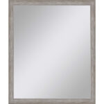 32" Silver Framed Accent Mirror - Image 3