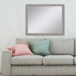 44" Silver Framed Accent Mirror - Image 4