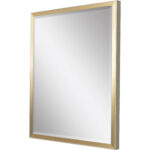 30" Gold Accent Mirror - Image 3