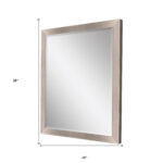 38" Silver Accent Mirror - Image 7