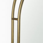 48" Gold Metal Double Arch Framed Accent Mirror - Image 8