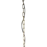 White And Gold Empire Three Light Metal and Beads Dimmable Chandelier - Image 4