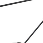 Black Eleven Light Frosted Metal and Glass Dimmable Chandelier With White Shades - Image 3