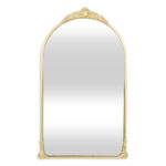 34" Gold Metal Arch Accent Mirror - Image 2