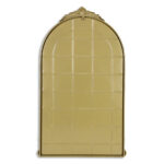 34" Gold Metal Arch Accent Mirror - Image 4