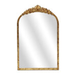 16" Gold Metal Arch Accent Mirror - Image 2