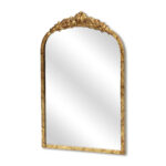 16" Gold Metal Arch Accent Mirror - Image 5