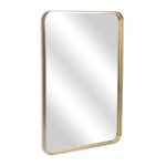 30" Gold Metal Accent Mirror - Image 3