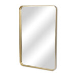 30" Gold Metal Accent Mirror - Image 4