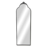 65" Black Metal Arch Full Length Hanging Mirror - Image 9