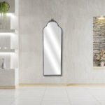 65" Black Metal Arch Full Length Hanging Mirror - Image 10