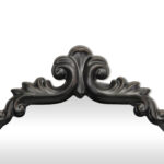 65" Black Metal Arch Full Length Hanging Mirror - Image 6