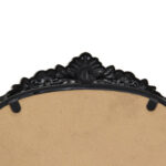 16" Black Metal Arch Accent Mirror - Image 8
