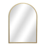 34" Gold Metal Beaded Arch Accent Mirror - Image 2