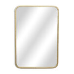 32" Gold Metal Beaded Accent Mirror - Image 2