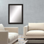 41" Dark Brown Accent Mirror - Image 5
