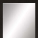 41" Dark Brown Accent Mirror - Image 3