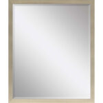 31" Silver Wood Accent Mirror - Image 2