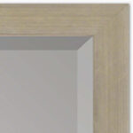 31" Silver Wood Accent Mirror - Image 4