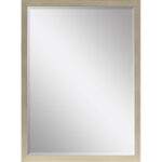 39" Silver Solid Wood Framed Accent Mirror - Image 2