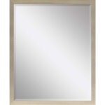 43" Silver Wood Accent Mirror - Image 2