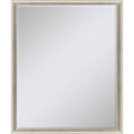 32" Silver Wood Accent Mirror - Image 2