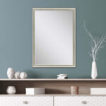 40" Silver Wood Accent Mirror - Image 5