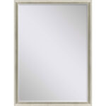 40" Silver Wood Accent Mirror - Image 2