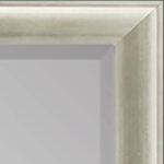 40" Silver Wood Accent Mirror - Image 4