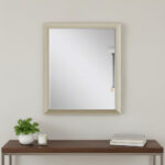 31" Silver Accent Mirror