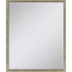 30" Silver Wood Accent Mirror - Image 2
