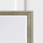 30" Silver Wood Accent Mirror - Image 4