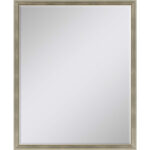 42" Silver Wood Accent Mirror - Image 2