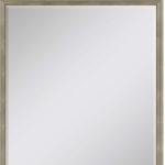 42" Silver Wood Accent Mirror - Image 3
