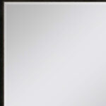 52" Dark Brown Wood Accent Mirror - Image 3