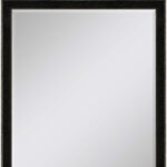 52" Dark Brown Wood Accent Mirror - Image 4